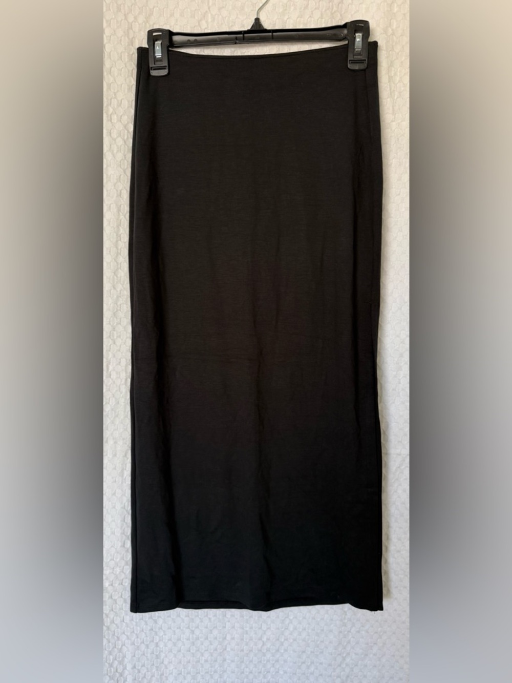 Hollister Ultra High-Rise Black Maxi Skirt Side Slit Size Small